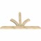 Ekena Millwork Richland Rough Sawn Timber Gable Bracket, Douglas Fir, 96"W x 56"H x 4"D x 6"F, 14/12 Pitch GBW096X56X0406RIC00RDF - alternate 2
